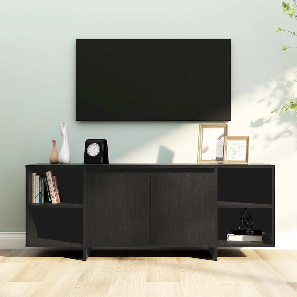 foto del prodotto vidaxl mobile porta tv nero 130x35x50 cm in truciolato