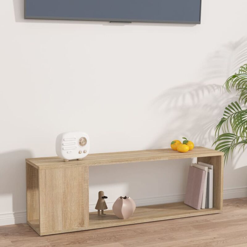 foto del prodotto vidaxl mobile porta tv rovere sonoma 100x24x32 cm in truciolato