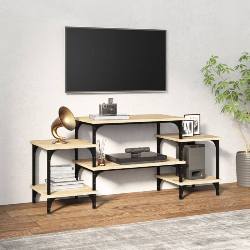 foto del prodotto vidaxl mobile porta tv rovere sonoma 117x35x52 cm in legno multistrato