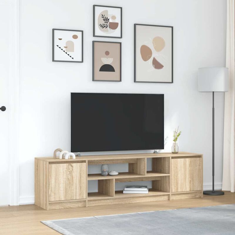 foto del prodotto vidaxl mobile porta tv rovere sonoma 188,5x41x50 cm in truciolato