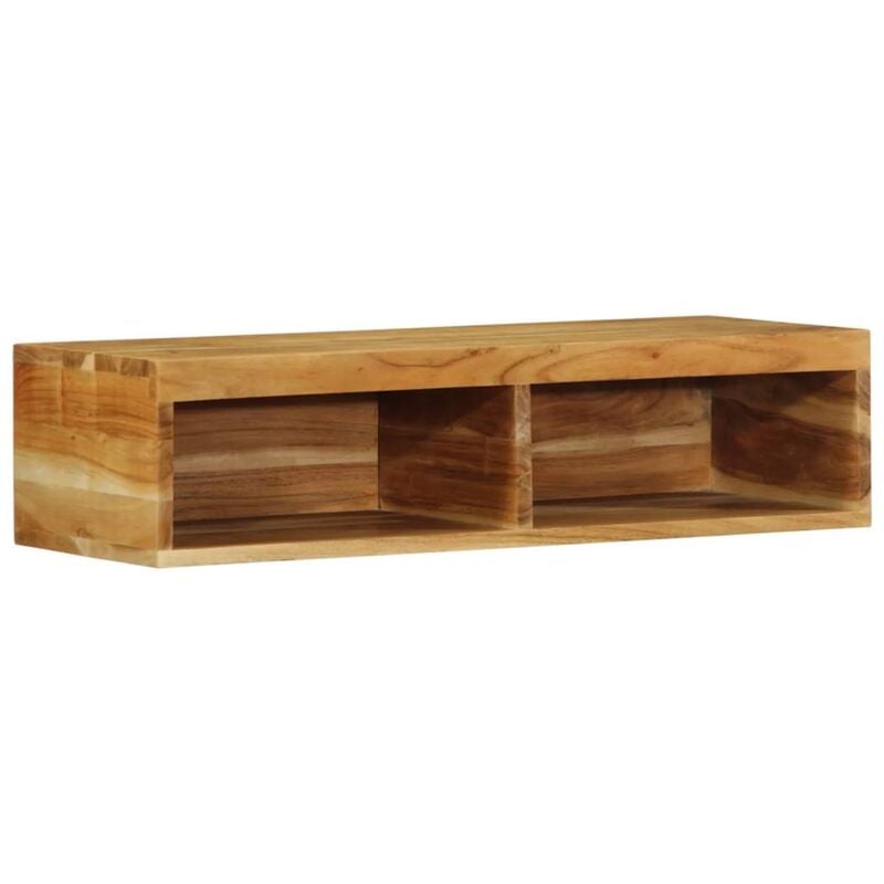 foto del prodotto vidaxl mobile tv a parete 80x30x19 cm in legno massello di acacia