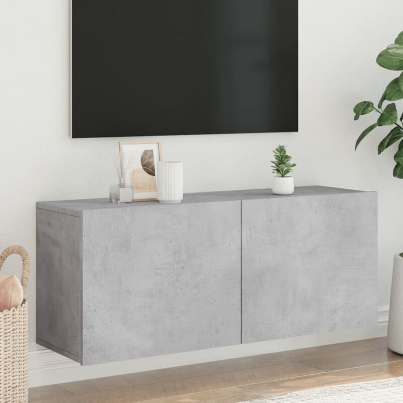 foto del prodotto vidaxl mobile tv a parete grigio cemento 100x30x41 cm