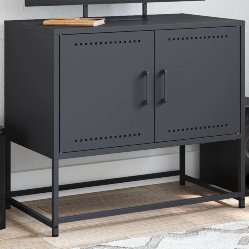 foto del prodotto vidaxl mobile tv antracite 68,5x39x60,5 cm in acciaio