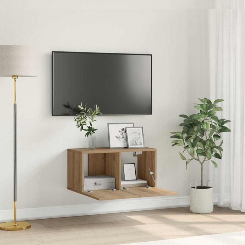 foto del prodotto vidaxl mobile tv marrone 60 x 30 x 30 cm legno multistrato