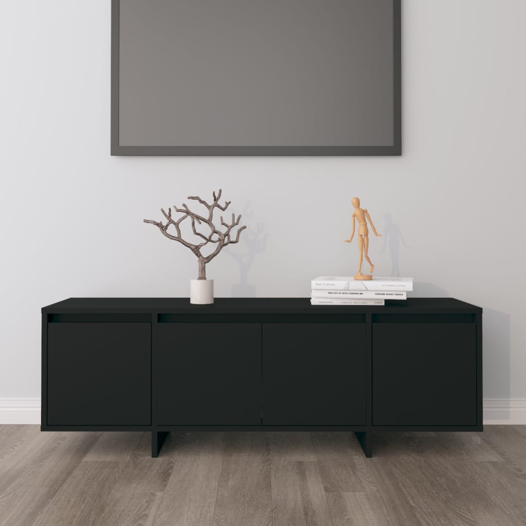 foto del prodotto vidaxl mobile tv nero 120x30x40,5 cm in truciolato 597557