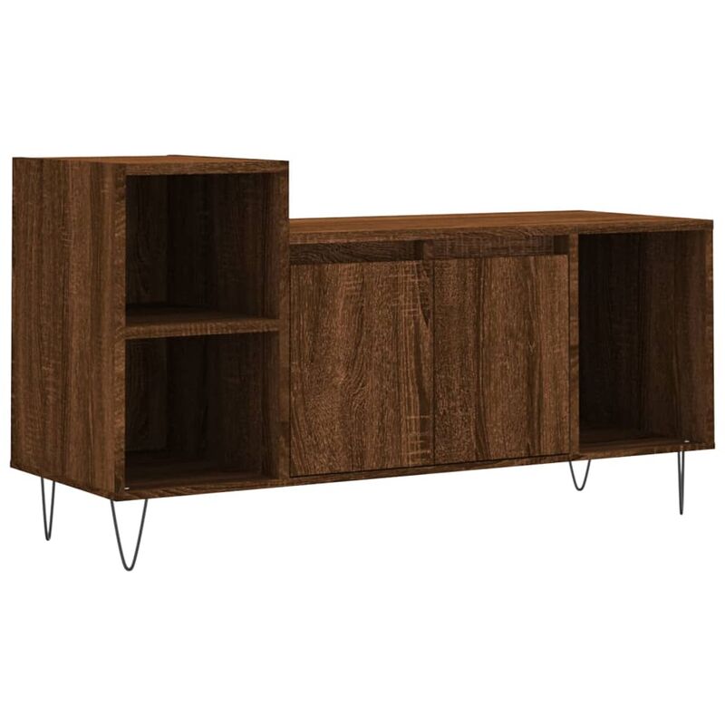 foto del prodotto vidaxl mobile tv rovere marrone 100x35x55 cm in legno multistrato