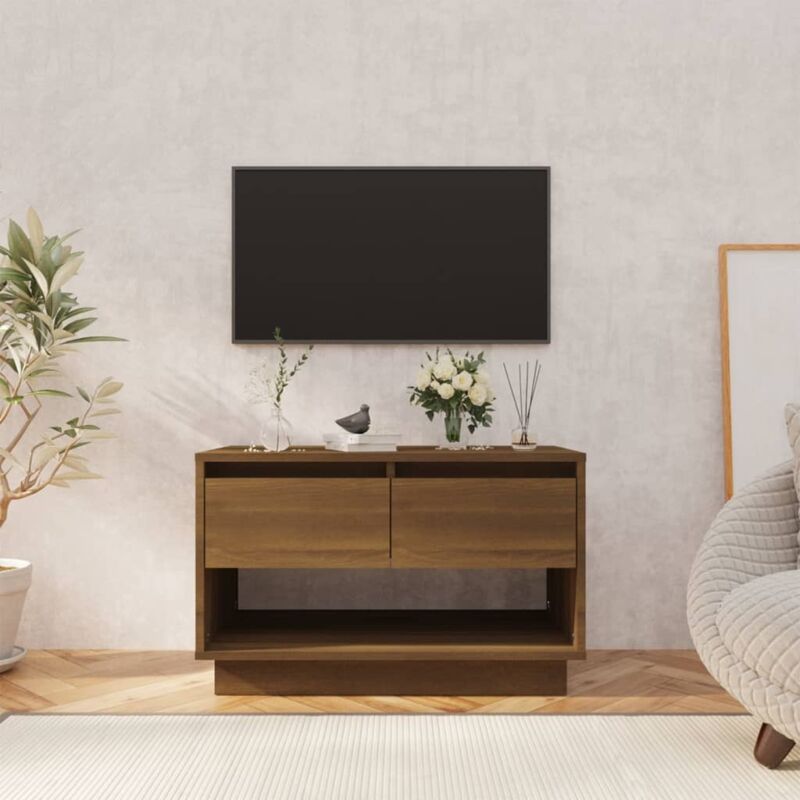 foto del prodotto vidaxl mobile tv rovere marrone 70x41x44 cm in truciolato