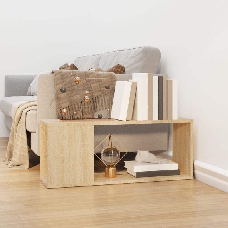 foto del prodotto vidaxl mobile tv rovere sonoma 80x24x32 cm in truciolato