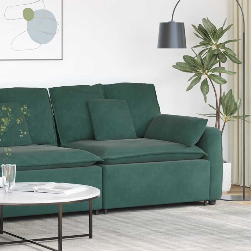 foto del prodotto vidaxl modulo terminale bracciolo divano modulare con cuscini 100 cm