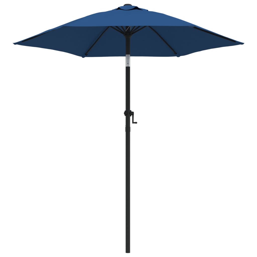 foto del prodotto vidaxl ombrellone blu 200x224 cm in alluminio