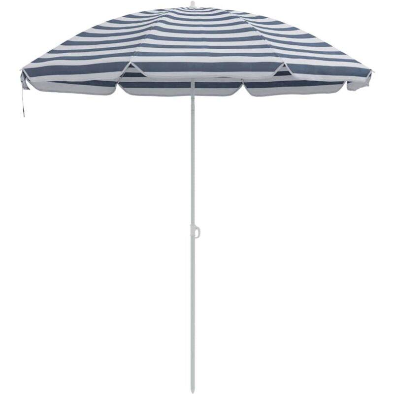 foto del prodotto vidaxl ombrellone da spiaggia blu 263 x 263 x 272 cm