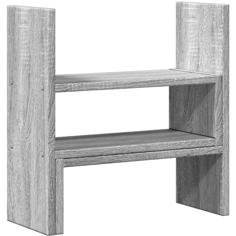 foto del prodotto vidaxl organizer scrivania grigio sonoma 40x17x41 cm in truciolato