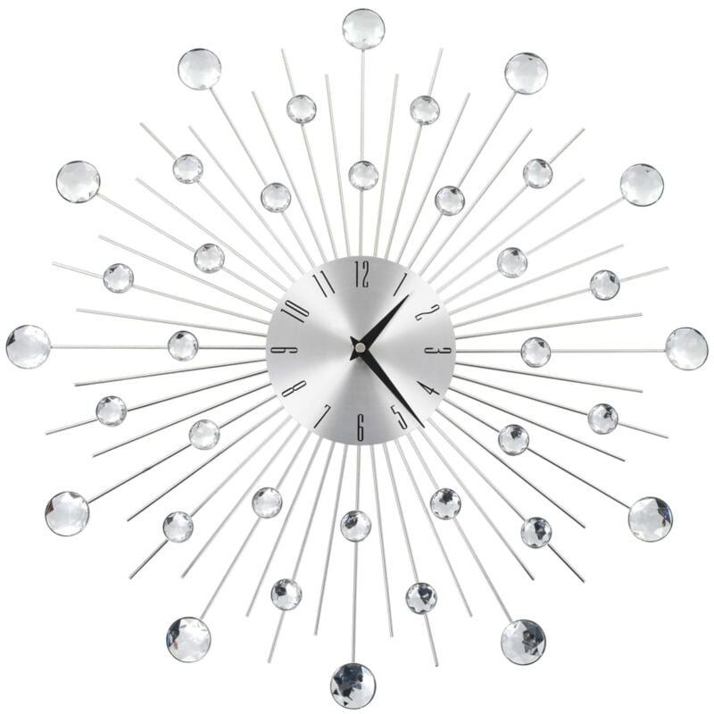 foto del prodotto vidaxl orologio da parete con movimento al quarzo design moderno 50 cm