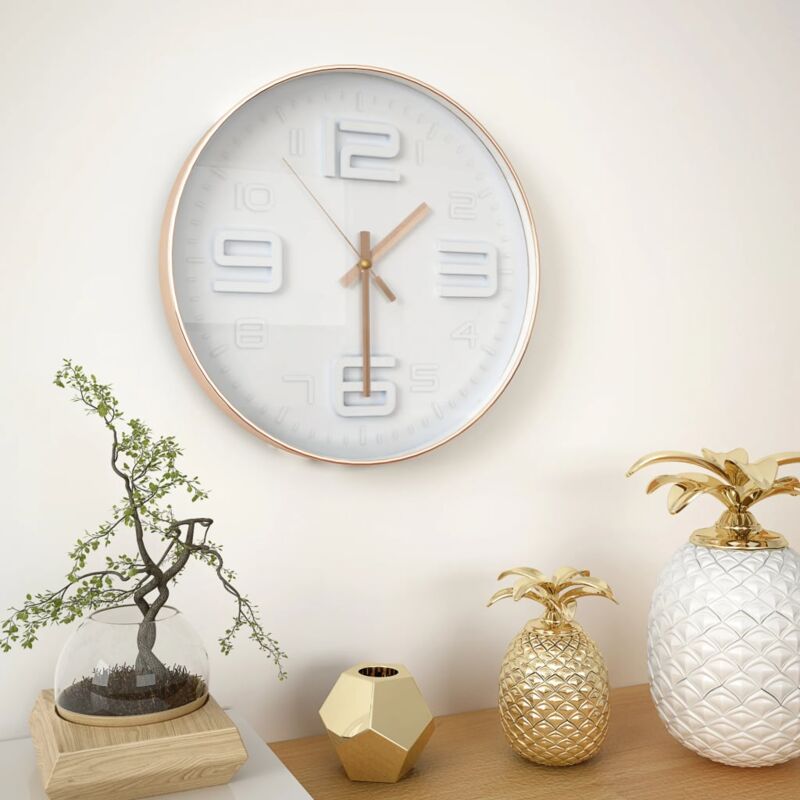 foto del prodotto vidaxl orologio da parete effetto rame 30 cm