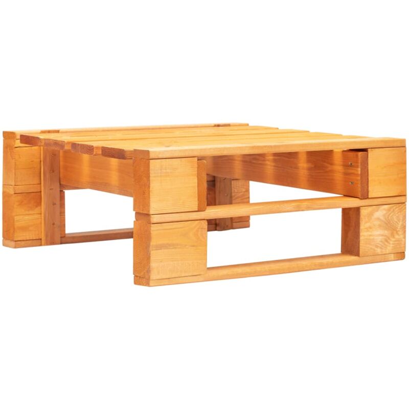 foto del prodotto vidaxl ottomana da giardino pallet in legno ambra