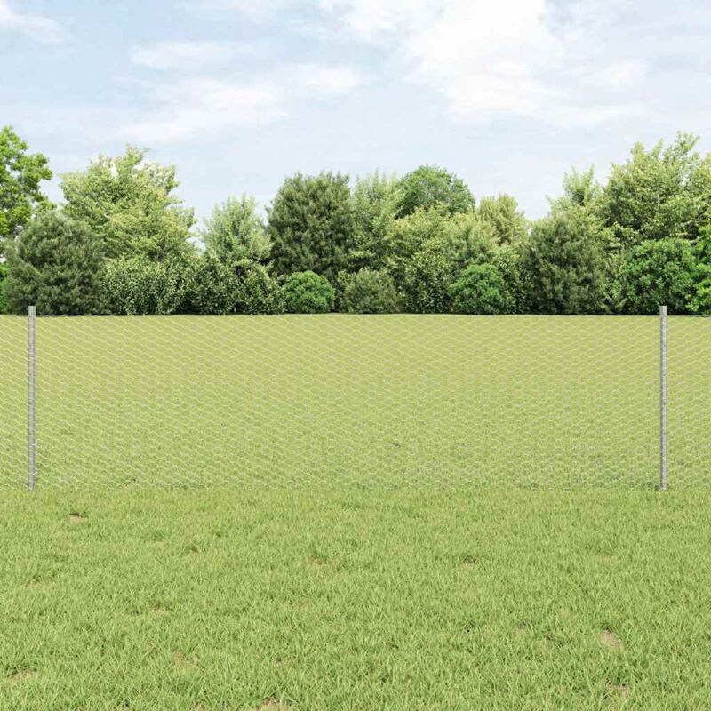 foto del prodotto vidaxl pali di recinzione 5 pcs u channel 60 cm acciaio zincato