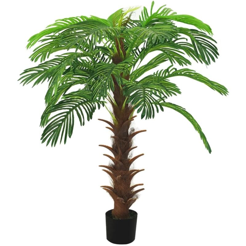 foto del prodotto vidaxl palma cycas artificiale con vaso 140 cm verde