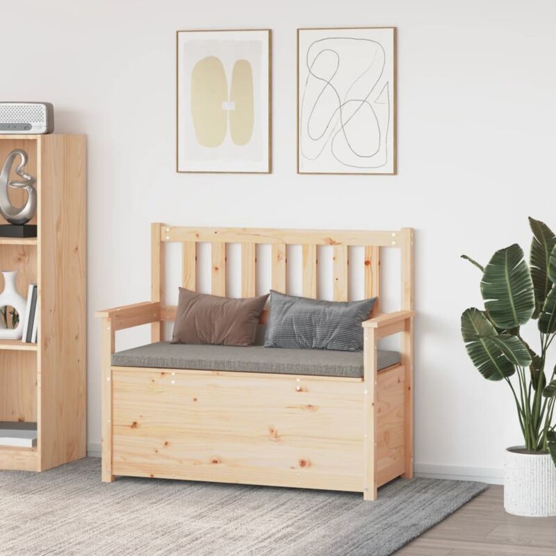 foto del prodotto vidaxl panca 112,5x51,5x96,5 cm in legno massello di pino