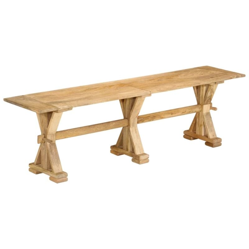 foto del prodotto vidaxl panca 160x35x45 cm in legno massello di mango