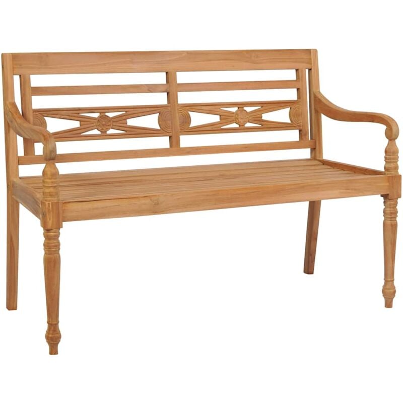 foto del prodotto vidaxl panca batavia 120 cm in teak