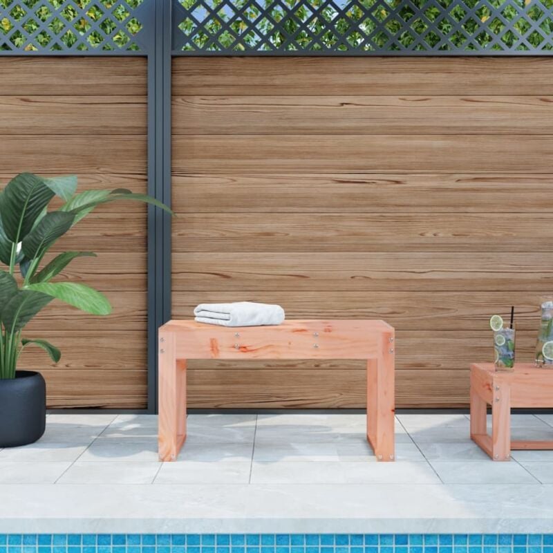 foto del prodotto vidaxl panca da giardino 80x38x45 cm in legno massello di douglas
