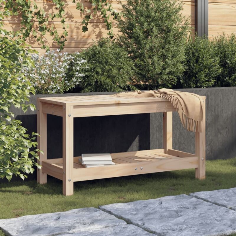 foto del prodotto vidaxl panca da giardino 82,5x35x45 cm in legno massello di pino
