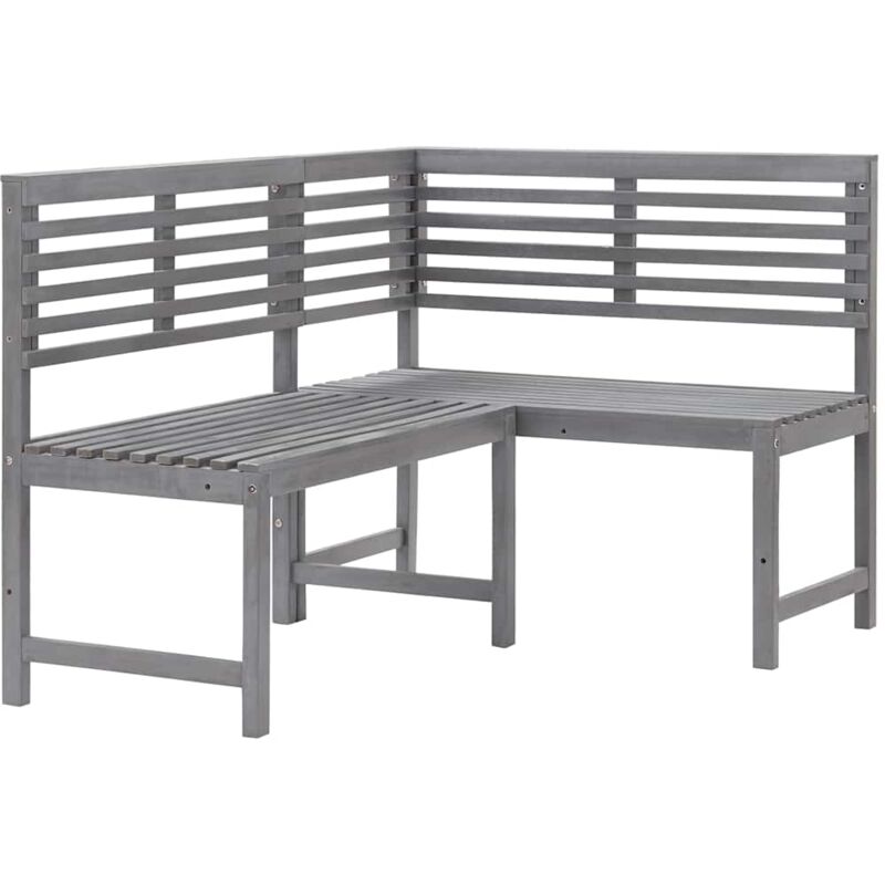 foto del prodotto vidaxl panca da giardino ad angolo 140 cm legno massello acacia