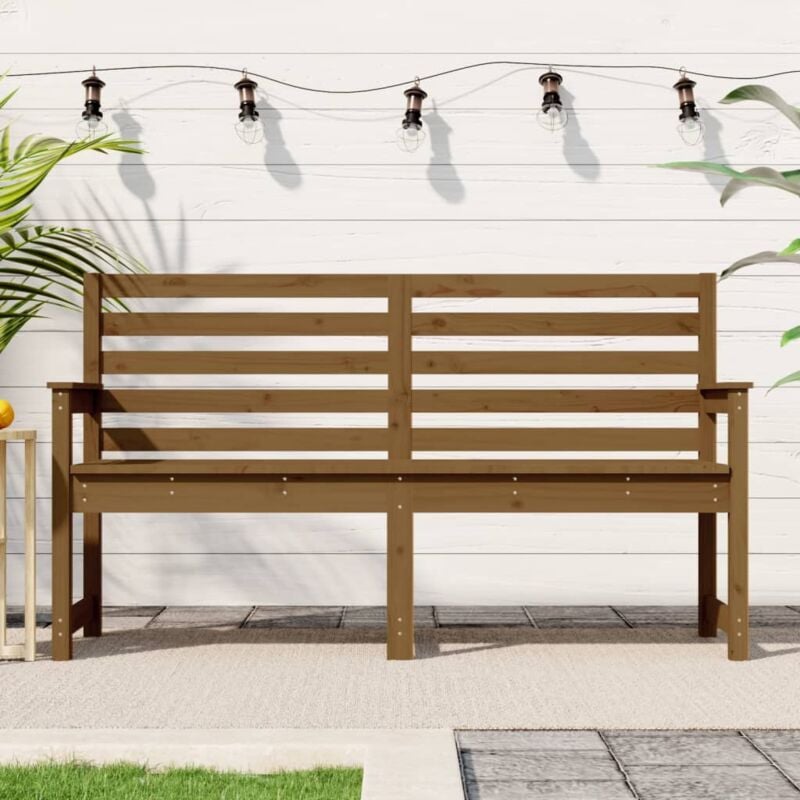 foto del prodotto vidaxl panca da giardino ambra 159,5x48x91,5 cm legno massello di pino