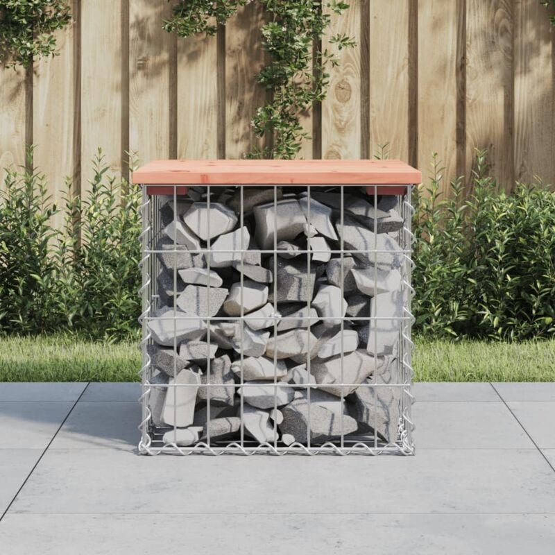 foto del prodotto vidaxl panca da giardino design gabbione 43x44x42 cm massello douglas