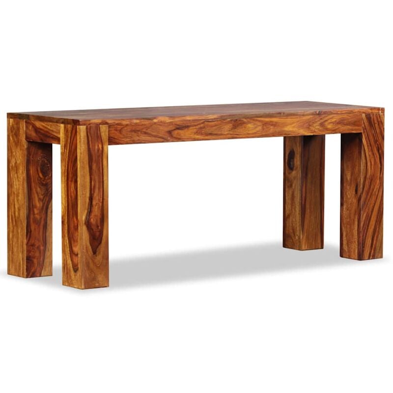 foto del prodotto vidaxl panca in legno massello di acacia 110x35x45 cm
