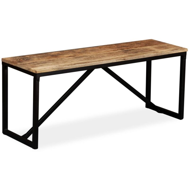 foto del prodotto vidaxl panca in legno massello di mango 110x35x45 cm