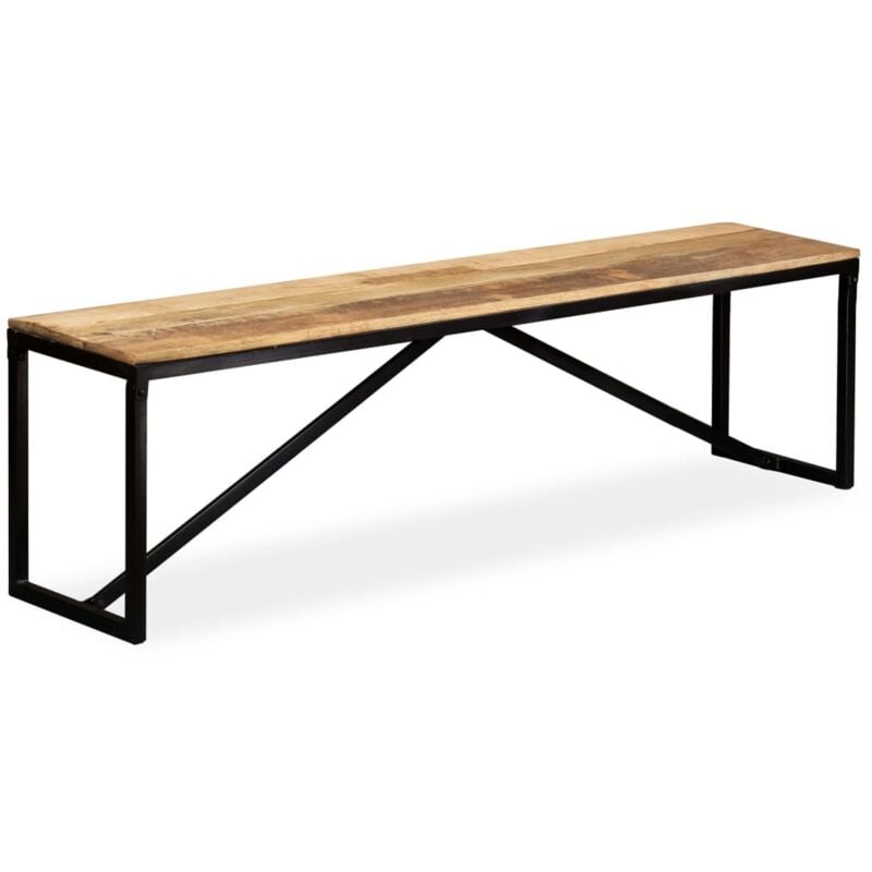 foto del prodotto vidaxl panca in legno massello di mango 160x35x45 cm