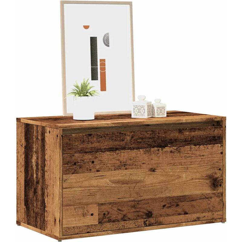 foto del prodotto vidaxl panca ingresso 80x40x45 cm legno vecchio legno multistrato