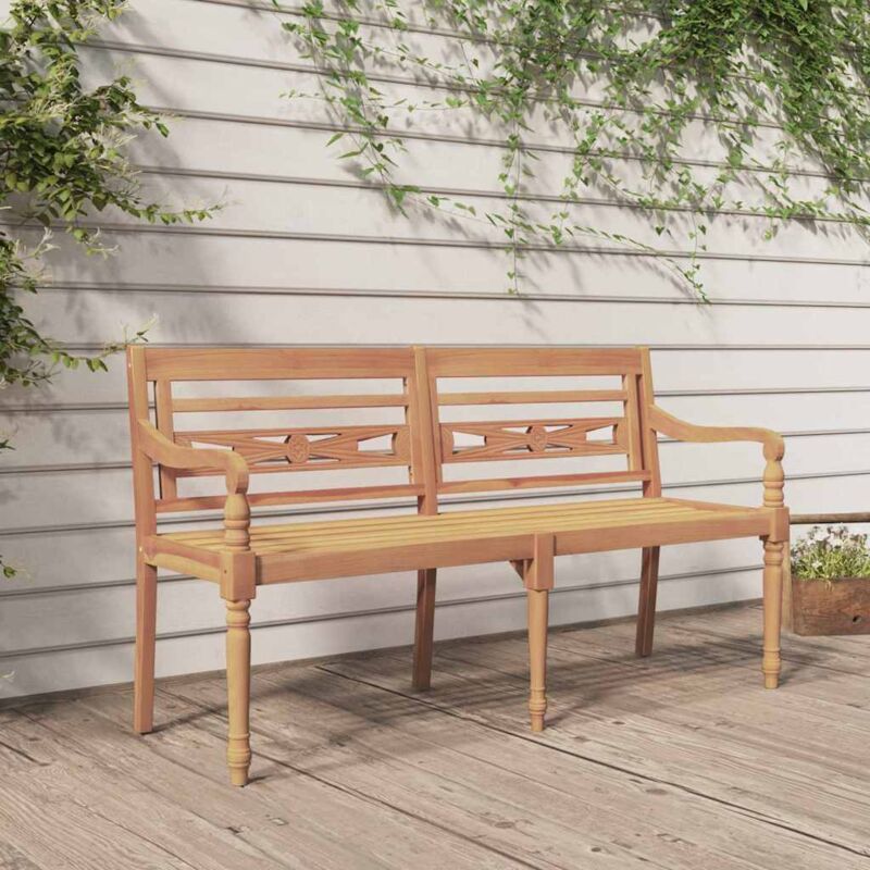 foto del prodotto vidaxl panchina batavia 150 cm in legno massello di teak