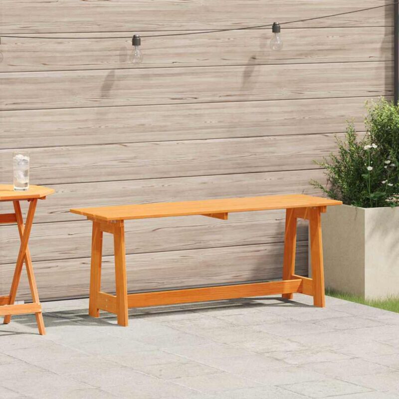 foto del prodotto vidaxl panchina da esterno in legno massello di acacia, 119 x 35 x 47 cm.