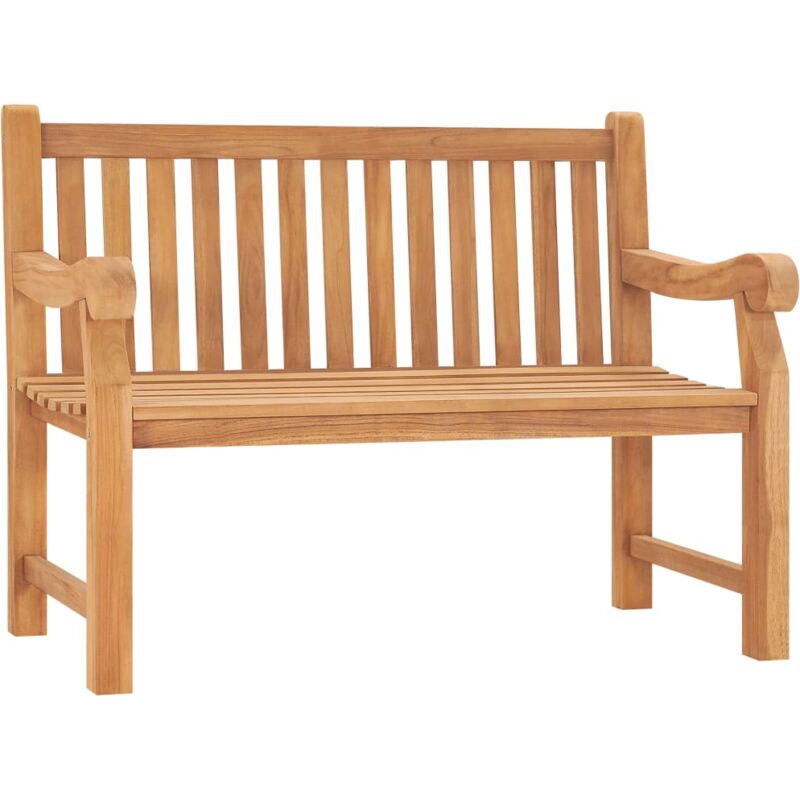 foto del prodotto vidaxl panchina da giardino 114 cm in legno massello di teak