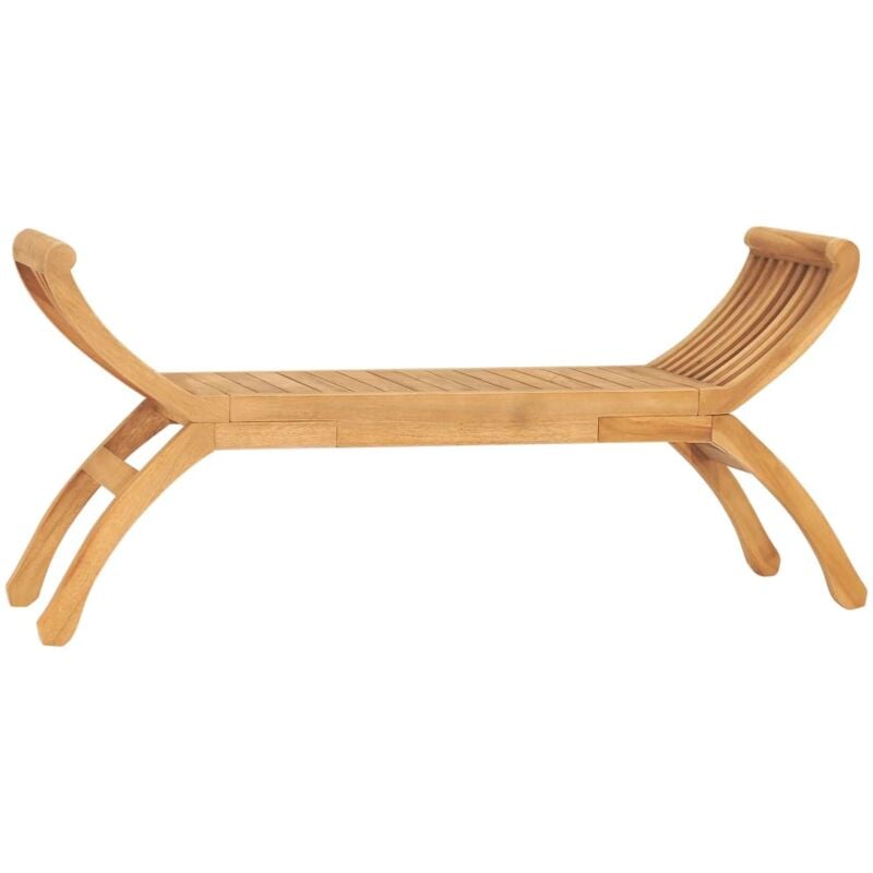 foto del prodotto vidaxl panchina da giardino 126 cm in legno massello di teak
