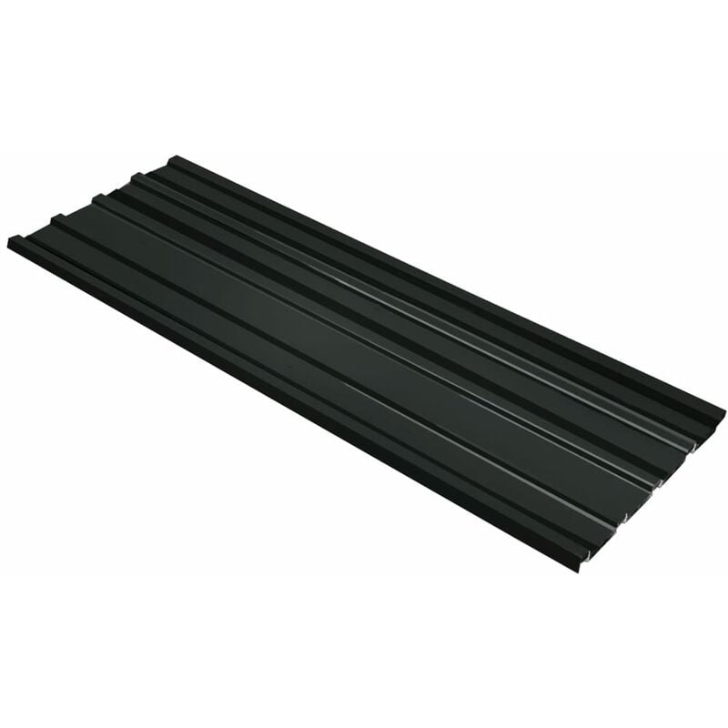 foto del prodotto vidaxl pannelli da tetto 12 pz in acciaio zincato antracite