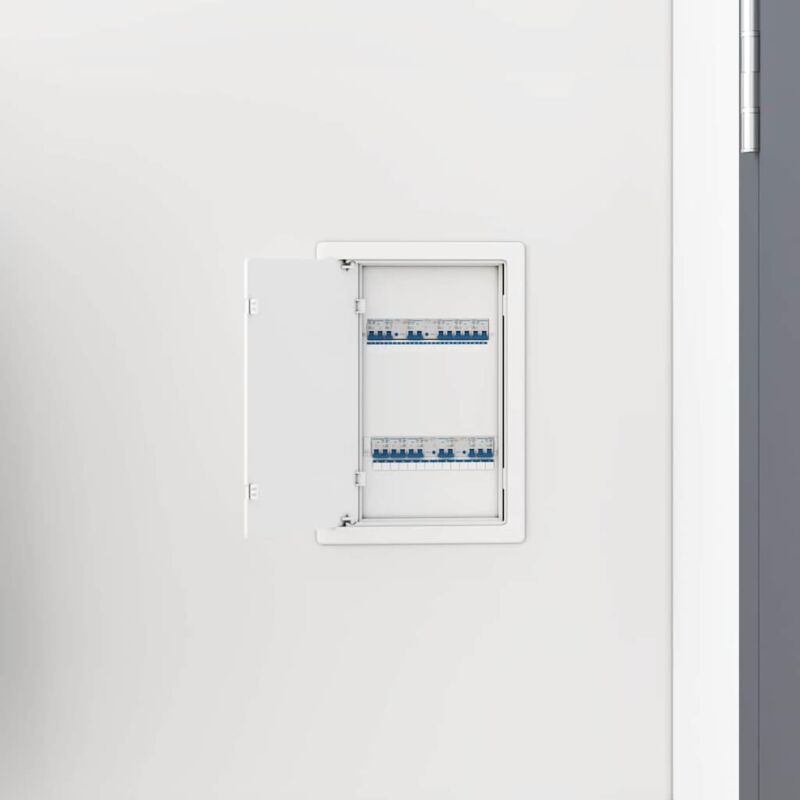 foto del prodotto vidaxl pannelli di accesso 2 pz bianco col.brown tetto anthra, tubo grigio scuro come campione e link plastica abs