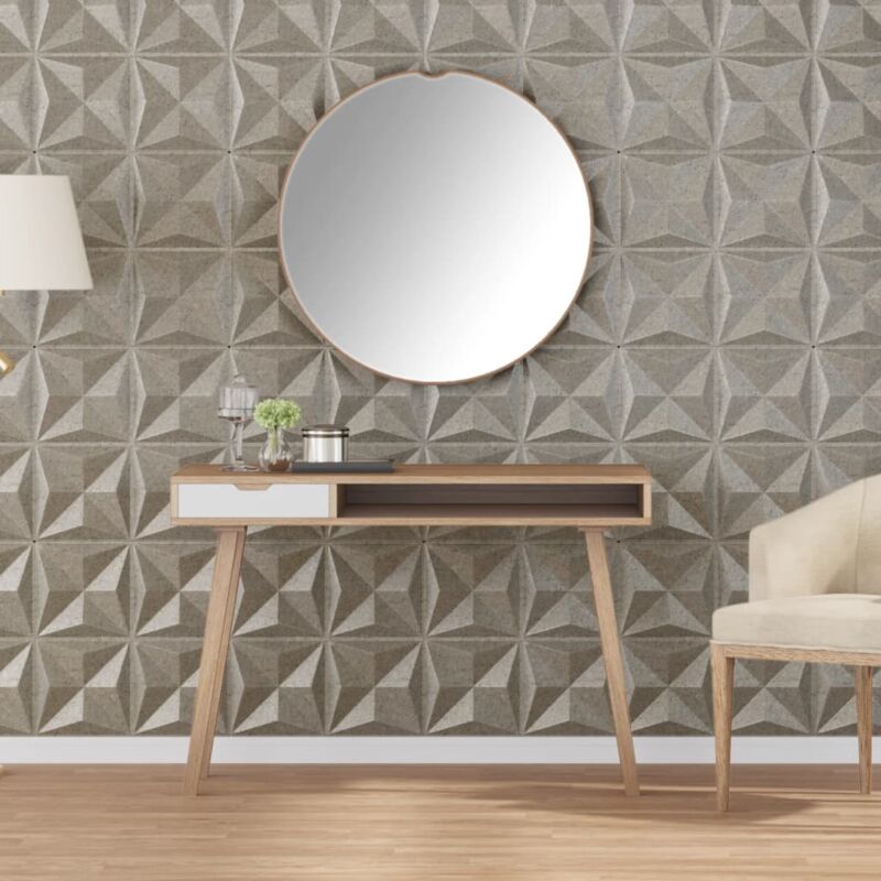 foto del prodotto vidaxl pannelli murali 12 pz beton 50x50 cm xps 3 m origami