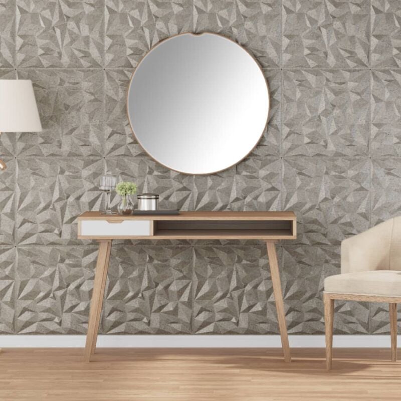 foto del prodotto vidaxl pannelli murali 24 pz beton 50x50 cm xps 6 m ametista