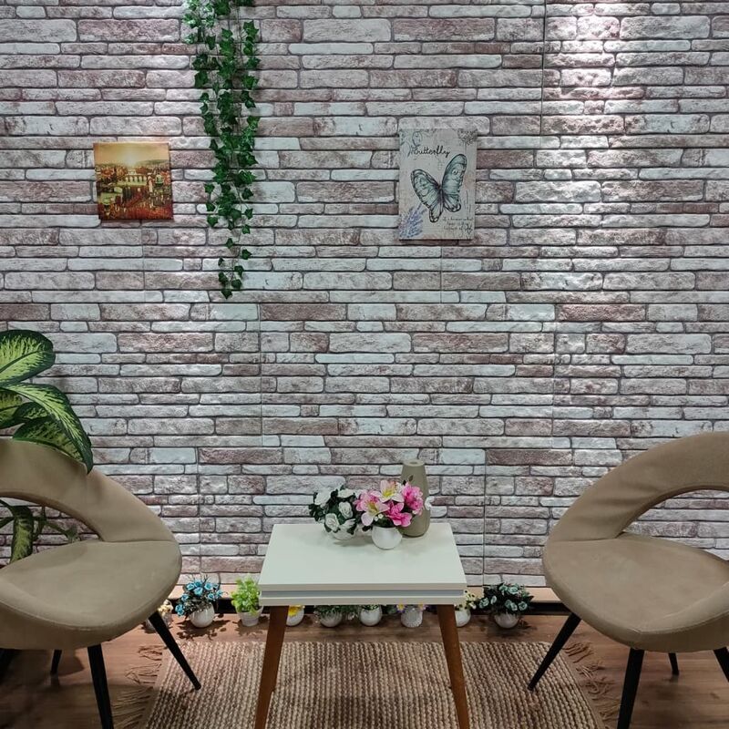 foto del prodotto vidaxl pannelli murali 3d con design a mattoni grigio scuro 10 pz eps