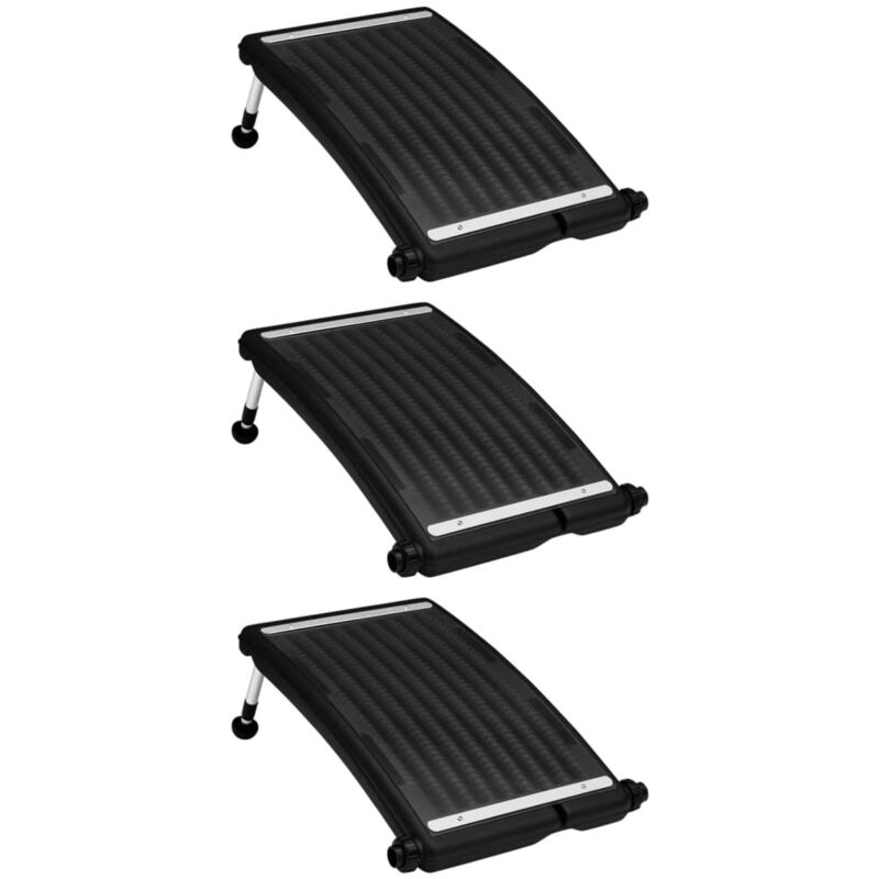 foto del prodotto vidaxl pannelli solari termici curvi per piscina 3 pz 72,5x46 cm