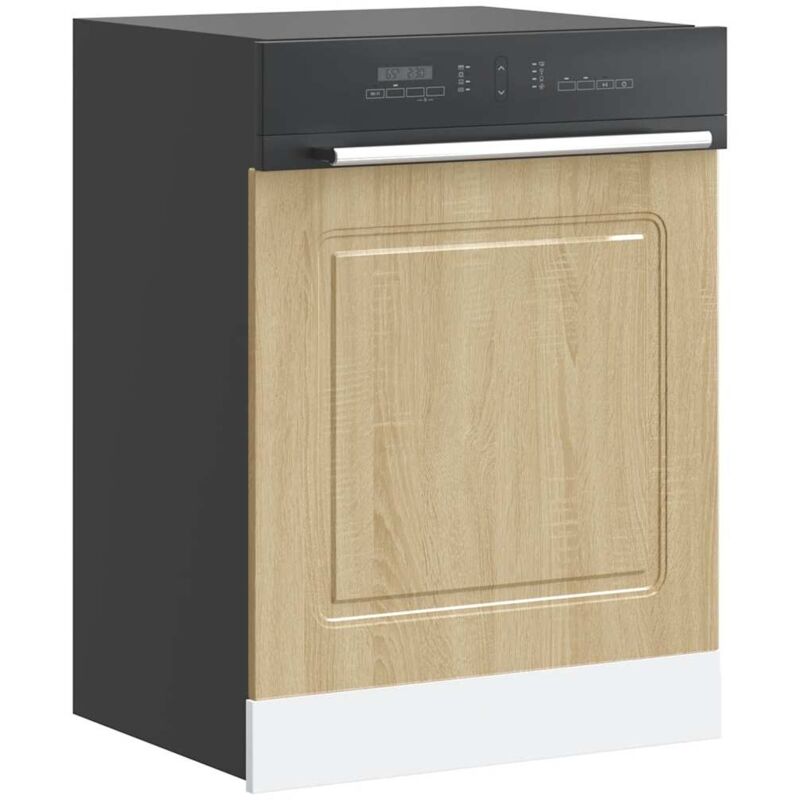 foto del prodotto vidaxl pannello lavastoviglie kalmar rovere sonoma 60x1,5x67 cm