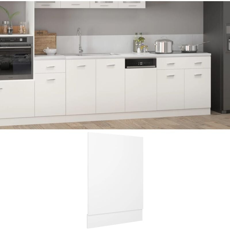 foto del prodotto vidaxl pannello lavastoviglie lyon bianco 45x3x67 cm