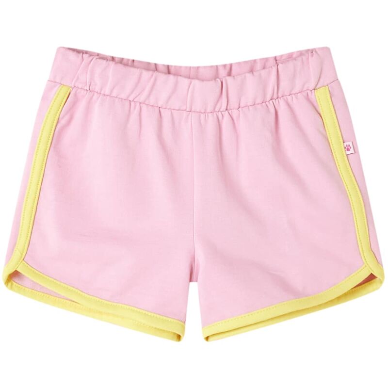 foto del prodotto vidaxl pantaloncini da bambina con bordi rosa brillante 92