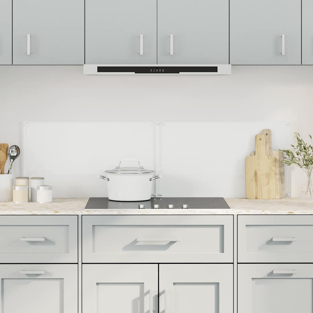 foto del prodotto vidaxl paraschizzi per cucina 2 pz trasparente 70x40cm vetro temperato