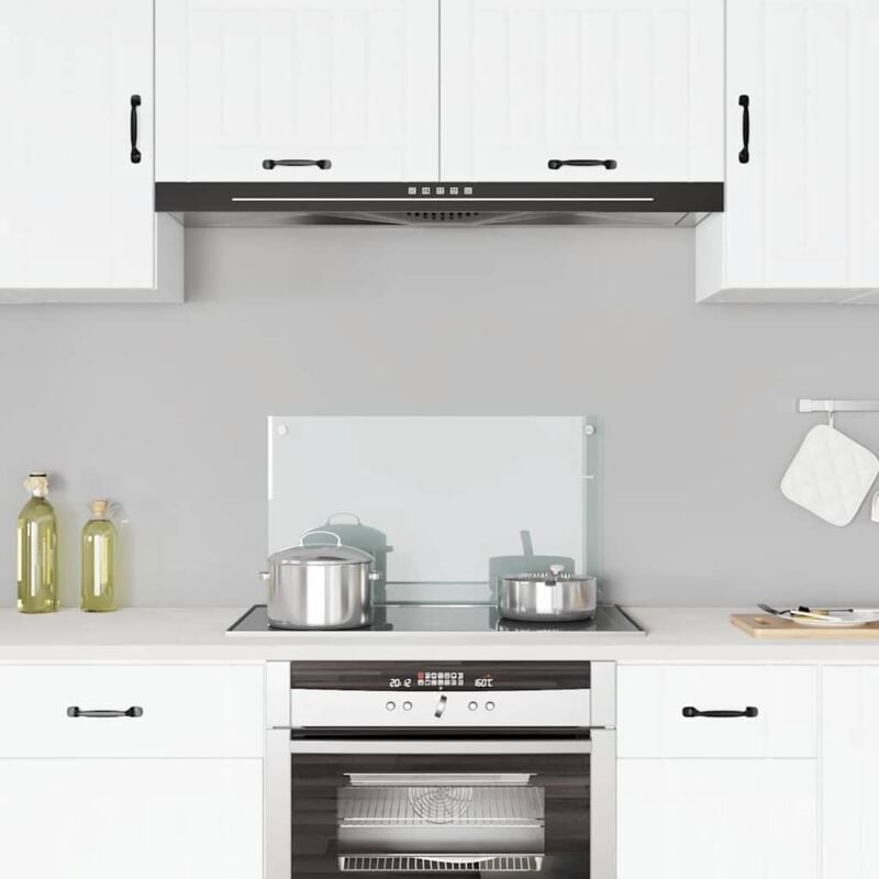 foto del prodotto vidaxl paraschizzi per cucina trasparente 70x40 cm in vetro temperato