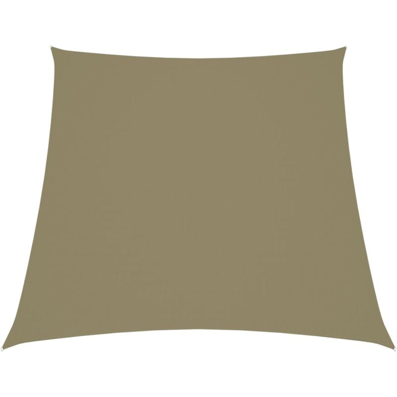 foto del prodotto vidaxl parasole a vela in tela oxford a trapezio 2 4x3 m beige