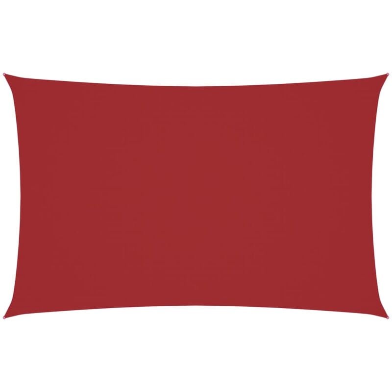 foto del prodotto vidaxl parasole a vela oxford rettangolare 2x4,5 m rosso